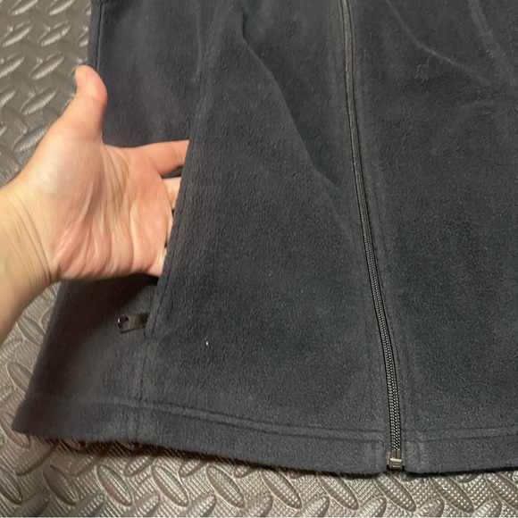 Columbia Benton Spring Fleece Vest Zip Up Black Size Small - Picture 5 of 8